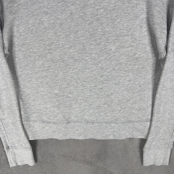 Perfectwhitetee Tyler French Terry Sweatshirt Women's Small Heather Gray Relaxed - Picture 4 of 12